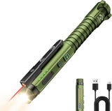 EDC Flashlight Rechargeable – Dual-Magnetic Clip Flashlight for Pest Inspectors and Above-Ceiling Jobs