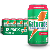 Gatorade Thirst Quencher 3-Flavor Multipack – Afternoon Energy Drink Alternative to Coffee, 18-Pack Aluminum Cans