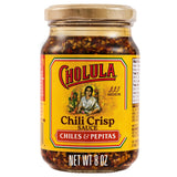 Cholula Chiles & Pepitas Chili Crisp – Camping and Picnic Condiment for One-Pan Meals and Sandwiches, 8 oz