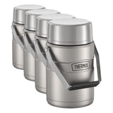 THERMOS Stainless King Vacuum-Insulated Food Jar – Work Commute Lunch Jar Keeping Soup Hot Through 9-Hour Shifts, 24 oz