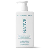 Native Strengthening Conditioner Cashmere & Rain 16.5 fl Oz – Clean Aromatherapy Hair Treatment for Nightly Wind-Down and Inner Calm