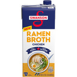 Swanson Chicken Ramen Cooking Broth – Practical Holiday Gift for College Students and Young Professionals, 32 oz