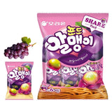 Kidsmania Korean Fruit Jelly Candy – Individually Wrapped Fruit Candy for Kids' Snack Drawer and Lunchboxes