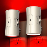 Night Lights Plug into Wall 2 Pack – Smoke Free Flame Free Hallway Night Light with Auto On Off Light Sensor for Elderly Fall Prevention