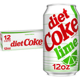 Diet Coke Lime Zero Sugar Soda Cans – Fun Collectible Can Gift Set for Coke Enthusiasts and Limited Edition Memorabilia Hunters