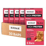 RXBAR High Protein Bars – No-Frills Whole Food Snack for Less-Is-More Lifestyles, Gluten Free 12 Count