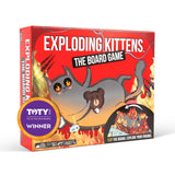 Exploding Kittens: The Board Game – Bonding Mindfulness Game for Couples and Roommates, Replayable Pop-Up Party Board