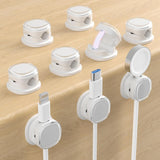 Cable Management Clips That Match Your Decor — Magnetic Wire Keeper for Nightstand, Kitchen and Desk, 8-Pack