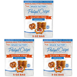 Snack Factory Pretzel Crisps Gluten Free – Travel-Friendly Resealable Bag for Hiking and Outdoor Snacking, Original 5 oz