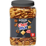 Chex Mix Cheddar Snack Mix Tub – Travel-Friendly Snack for Car Cup Holders and Road Trip Stops, 20 oz