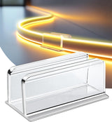 Lumistrip Clear Neon Light Mounting Brackets - Peel-and-Stick Clips for Stylish Home Wall Lighting