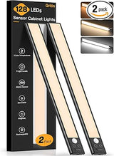 Gritin Rechargeable Closet Light - 120 Degree Auto Sensor for Safe Bedside Navigation After Dark