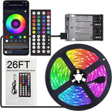 [Brand Name] Camping LED Strip Lights – No Outlet Needed Tent Interior Mood, 26ft Cuttable Adventure Light