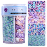 SUGAR BAY Flip-Top Metallic Sprinkle Jar – Streamlined Storage and Effortless Pouring for the Minimalist Baker