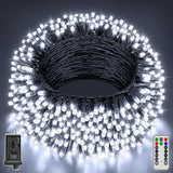 Auseinly Warm White String Lights 66ft 8 Modes – Understated Ambient Light for Intentional Living Spaces, Dimmable LED Fairy Lights