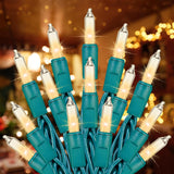 Brightown Holiday Lights – Weather Resistant Outdoor String Lights, 100 Mini Bulbs for Yard and Pergola Decorating