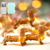 BOHON Pumpkin Acorn Maple Lights – Festive Hostess Gift for Thanksgiving, Battery Operated Fall Table Centerpiece Garland