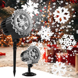 Modern Snowfall LED Light – Effortless One-Piece Holiday Decor for Neutral Home Design