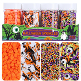 Halloween Sprinkles - Ready-to-Give Present for Teachers and PTA Halloween Festival Volunteers, Bulk Sprinkle Set 320g