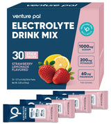Venture Pal Sugar Free Electrolyte Mix – Afternoon Focus Support for Remote Workers and Frequent Travelers, 16 Count