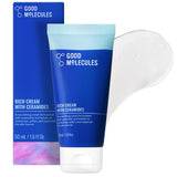Good Molecules Rich Cream with Ceramides – pH-Balanced Face Cream for Sensitive Skin Types, 50 ml