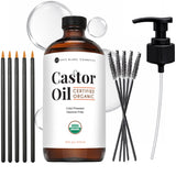 Kate Blanc Cosmetics Castor Oil Organic – Cold Pressed Hair and Scalp Treatment for Restorative Bath Time