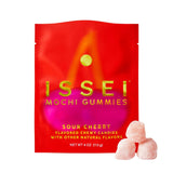 ISSEI Sour Cherry Mochi Gummies | Mindful Midday Treat | Gluten-Free Japanese Candy
