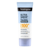 Neutrogena Ultra Sheer Dry-Touch Sunblock SPF 100+ – Blue Light and UV Defense for Long Screen Days and Evening Self-Care
