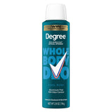 Degree Men Whole Body Deodorant Cool Rush Aluminum Free Paraben Free Post Workout Wellness Spray 2.9 oz