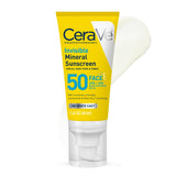 CeraVe Mineral Sunscreen SPF 50 – TSA-Approved Sun Protection for Trips & Outdoors