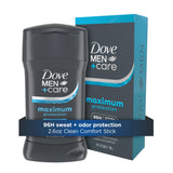 DOVE MEN + CARE Clean Comfort Invisible Solid Stick – Father's Day Self-Care Present for Sensitive Skin Dads