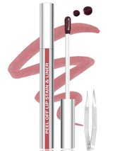 VelvetGlow 24-Hour Lip Stain – Confidence-Boosting Self-Care Staple, Transfer-Free Color for Busy Wellness Days