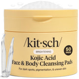 Kitsch Pre-Soaked Exfoliating Pads – Less-Is-More Face and Body Treatment for the Uncluttered Nightstand