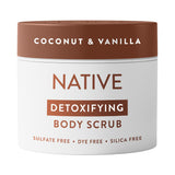 Native Body Polish Sweet Peach & Nectar – Weekly Body Care Ritual for Stress Relief and Reset, Sulfate Free Exfoliant