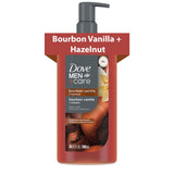 DOVE MEN+ CARE Moisturizing Body Wash – Elevated Men's Grooming with Warm Vanilla Indulgence, 26oz Pump