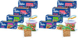 Ziploc Storage Bags Variety Pack – Spill-Free Food Storage for Gym Bags and Road Trips, 190 Bags Total