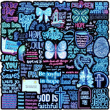 Streamlined Sports Decals – 50-Pack Neon Vinyl Stickers for Luggage, Refrigerator & Office Surfaces