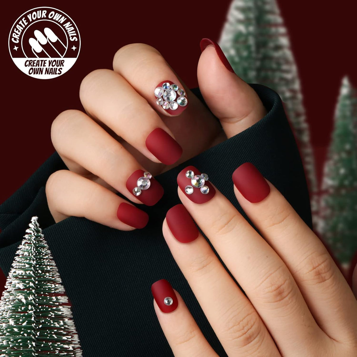 Teenitor 24-Pack Press On Nails – High-End Manicure Experience With Pre-Painted Tips and Pro Files