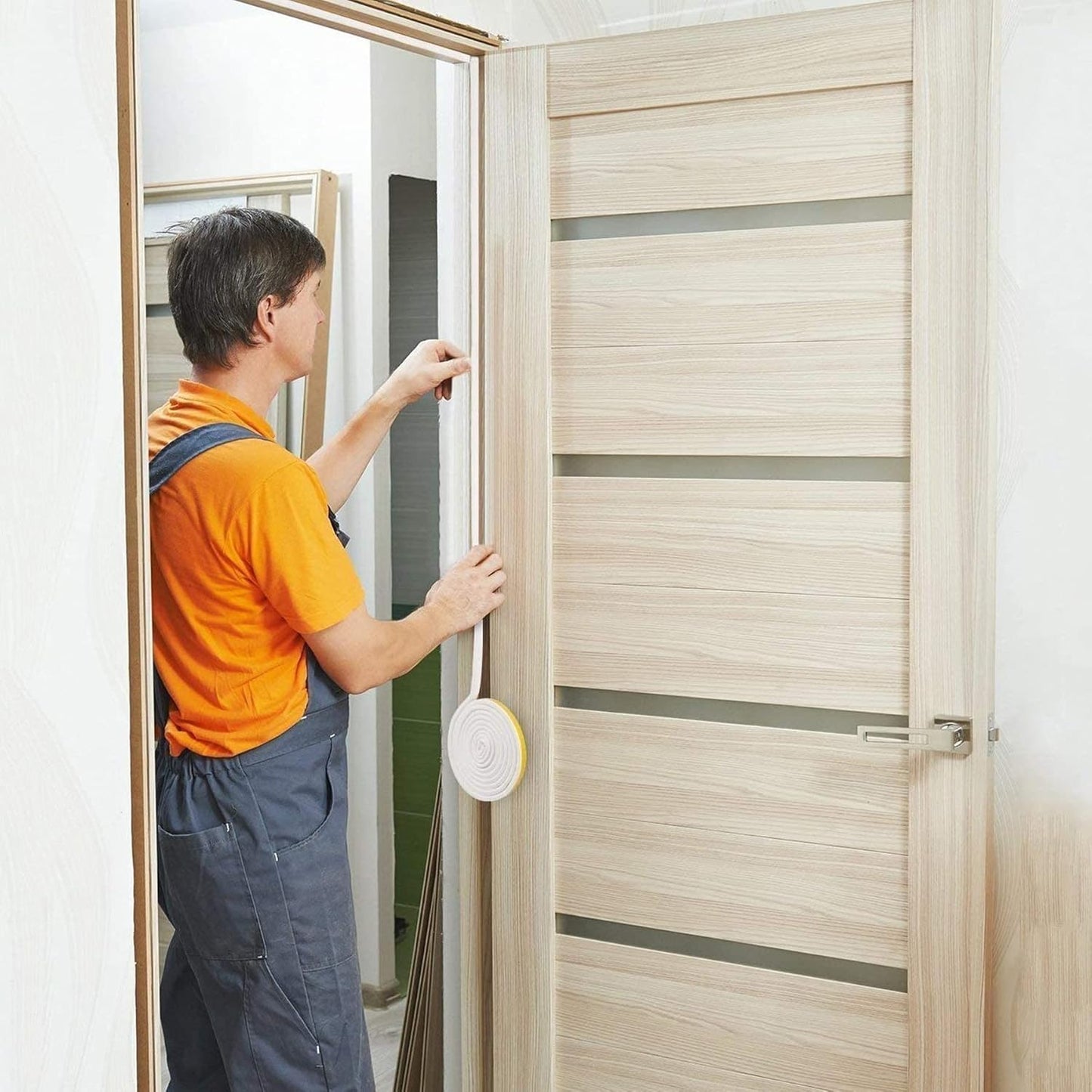 temperature-rated adhesive (55°-104°f) suitable for most indoor applications
