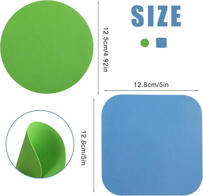 textured rubber surface maximizes friction for a non-slip grip on lids