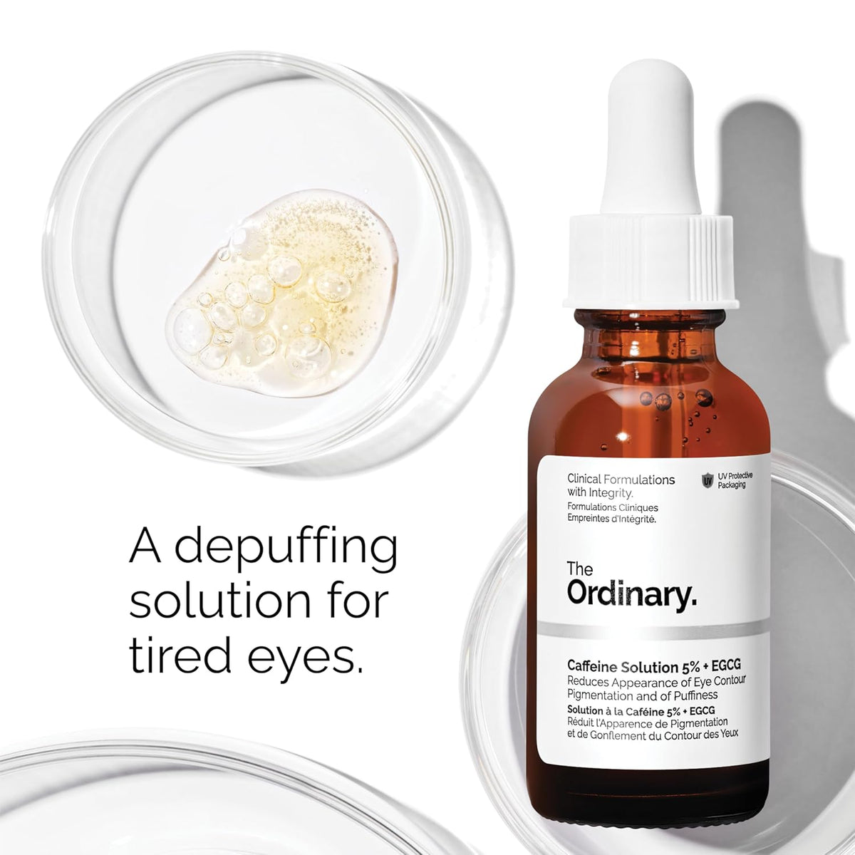 The Ordinary Serum Bundle – Daily Self-Care Ritual, Hydrating Caffeine and Niacinamide Serums for Grounded Wellbeing