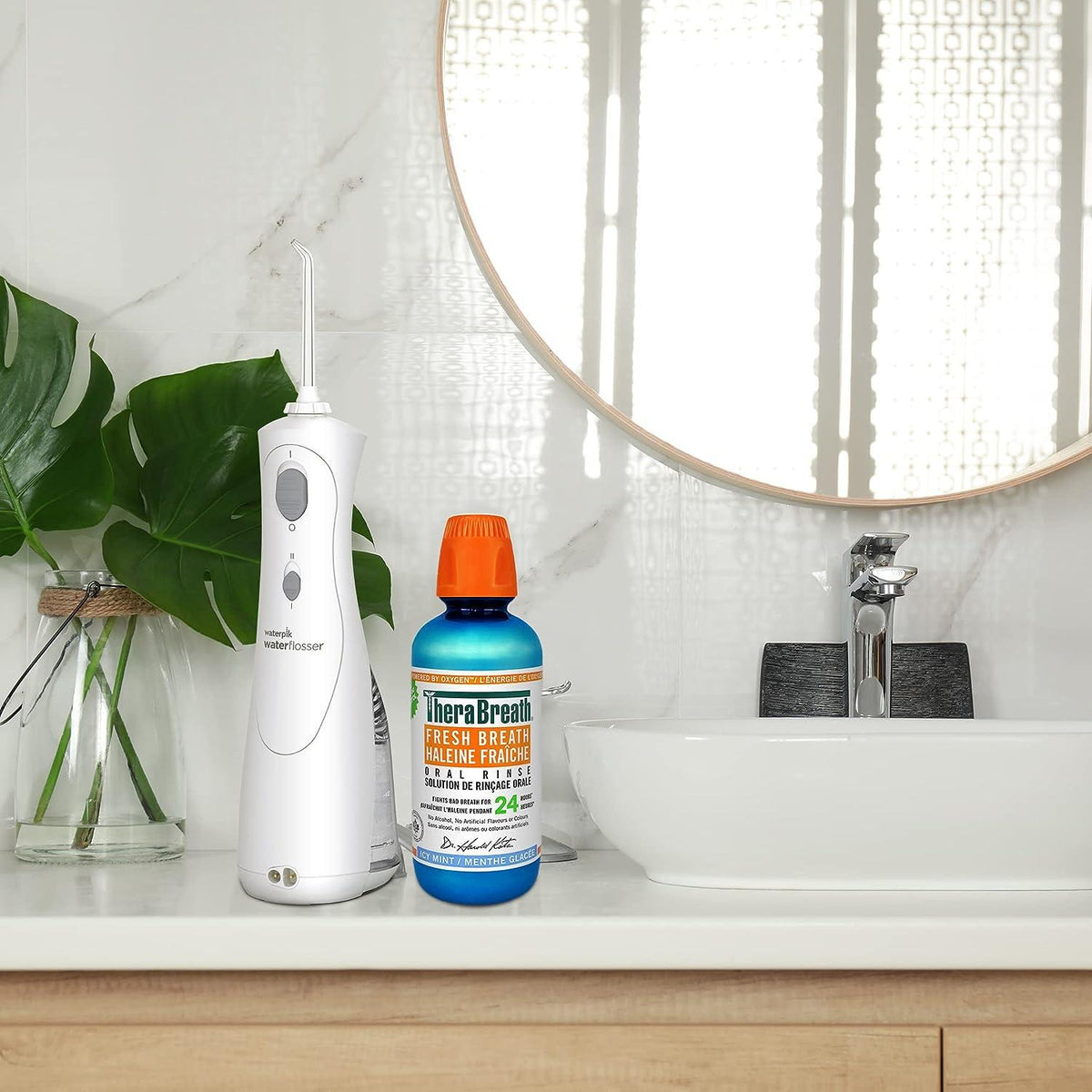 TheraBreath Icy Mint Mouthwash – Mild Flavor Kids and Tweens Will Actually Use Without Stinging or Burning