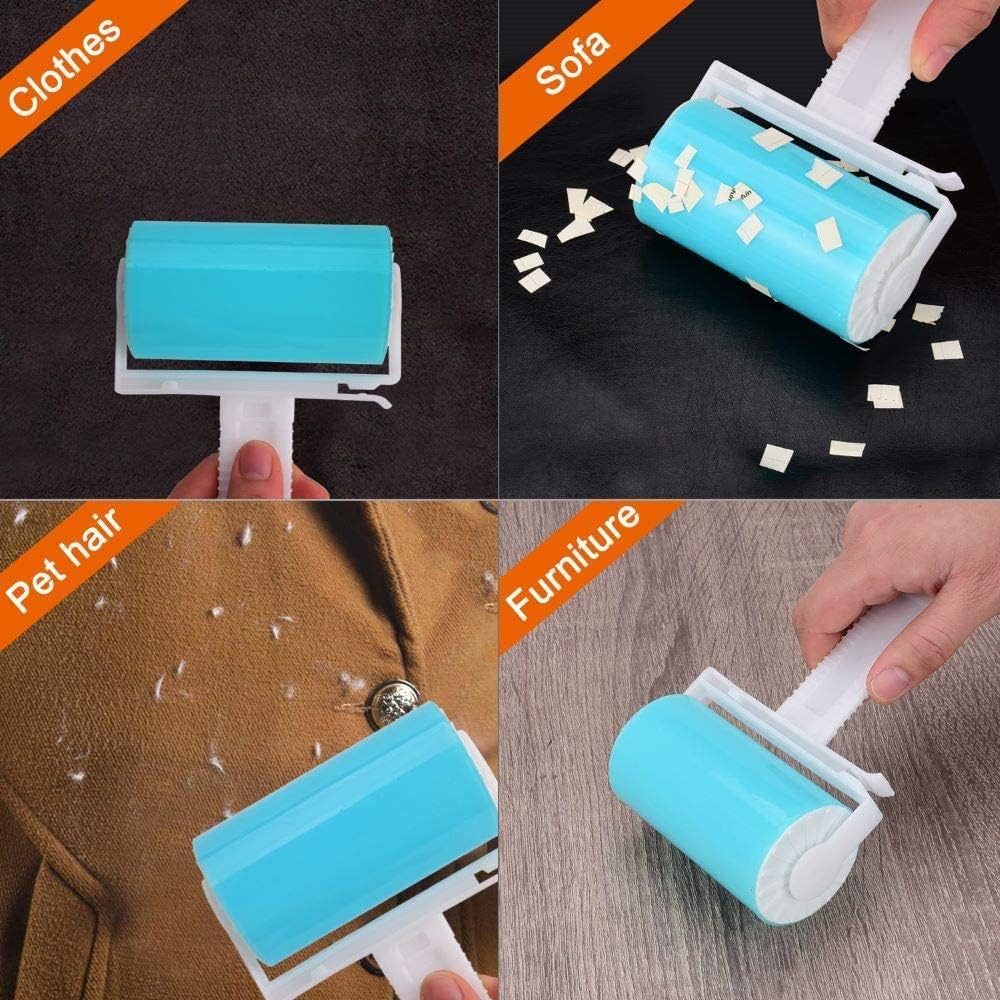 three-pack configuration: 1 full-size roller plus 2 portable mini rollers