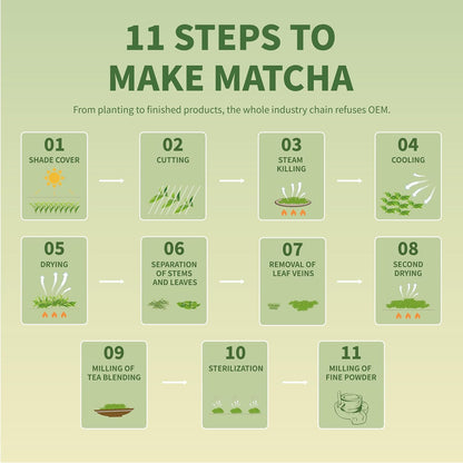 TIAN HU SHAN Matcha Powder Unsweetened – Balanced Caffeine for Wellness Routines, Steady Energy Without the Jitters