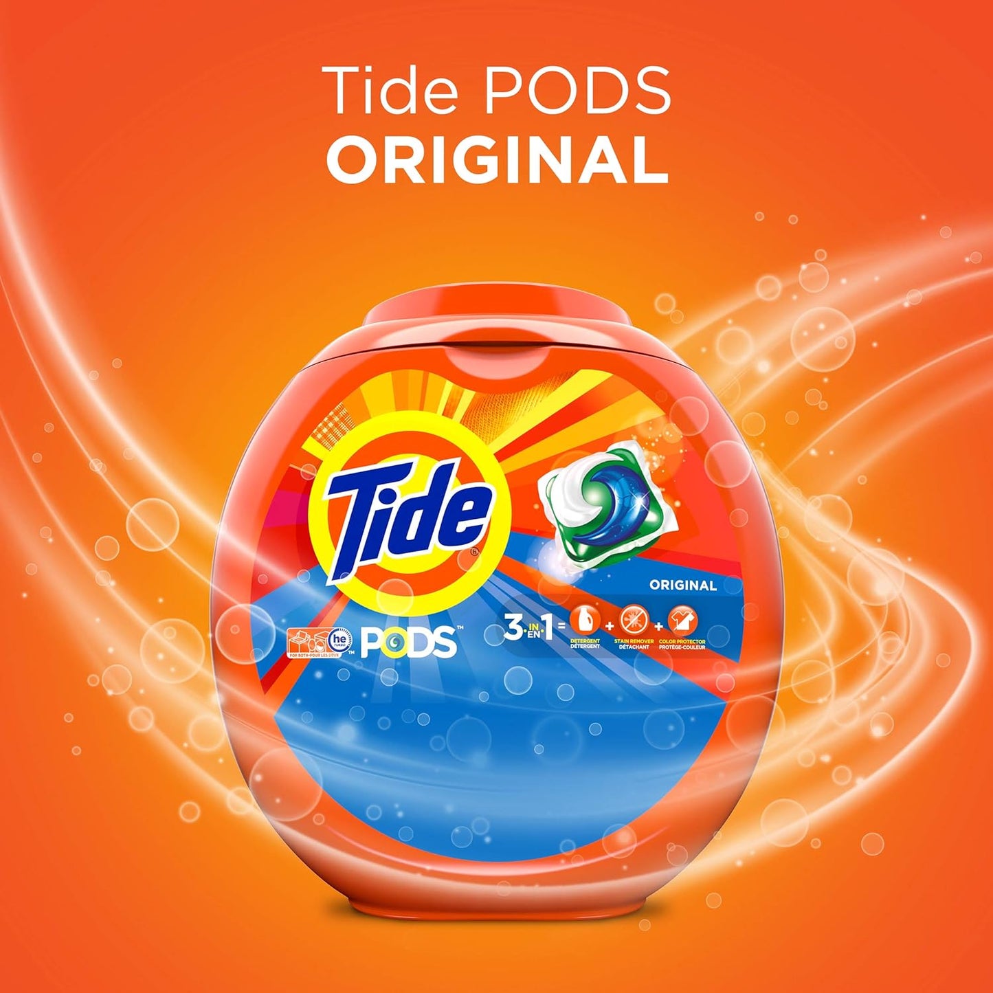 Tide PODS Concentrated Laundry Detergent Gift for Mom – Pre-Measured Pods for Everyday Loads