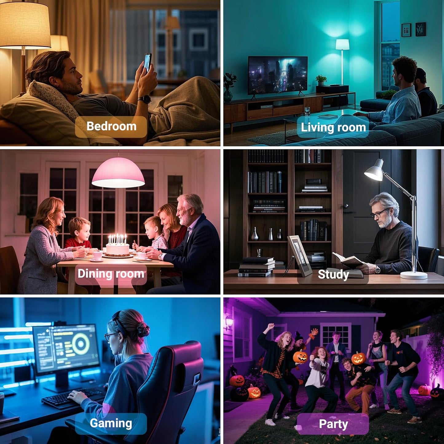 TJOY Smart LED Bulb – Valentine's Day Gift for Couples, Music Sync Mood Lighting for Date Night