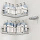 Silver - L-Shape - 3 -Piece Set