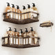 Brown - L-Shape - 3 -Piece Set