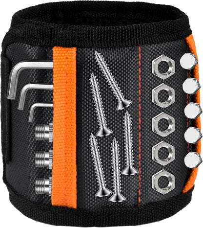 Tmacker Magnetic Wristband – Cool Holiday Stocking Stuffer for Men Who Love Tools, Breathable 1680D Polyester with Velcro Strap