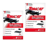 Tomcat Mouse Glue Trap W/Eugenol - 8 Pack, Low-Profile Disposable Mouse Trap for Clean, Uncluttered Spaces